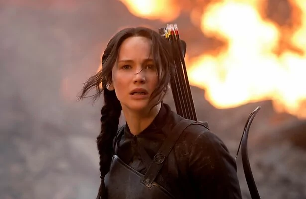 Jennifer Lawrence in The Hunger Games: Mockingjay - Part 1