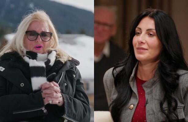 Monique en Antine in Winter Vol Liefde