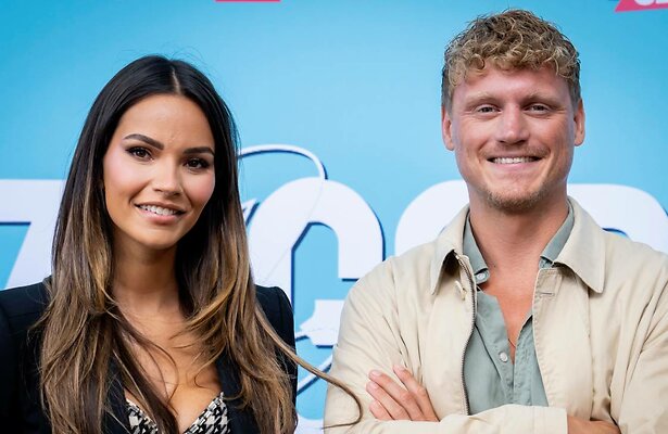 Monica Geuze en Kaj Gorgels samen.