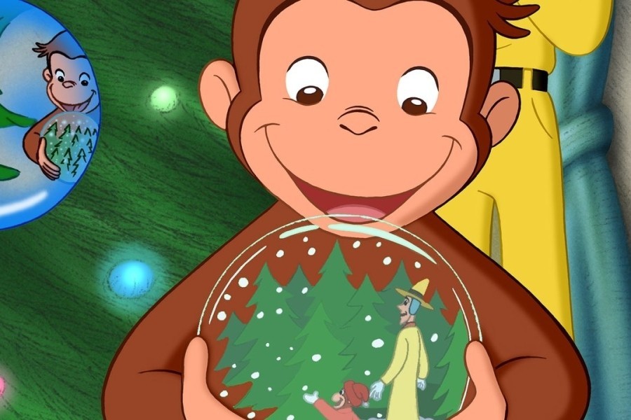 Nieuwsgierig Aapje een Heel Apig Kerstfeest (NL)