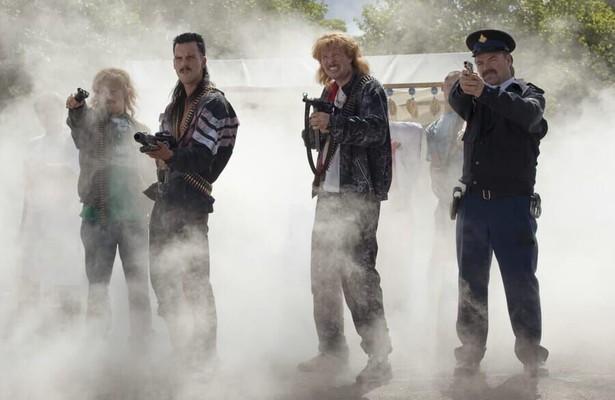 Tim Haar, Steffen Haars en Flip Van der Kuil in New Kids Turbo