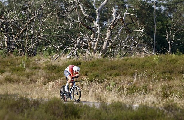 Het NK wielrennen leidt de wielrenners door het Nationaal Park Veluwezoom
