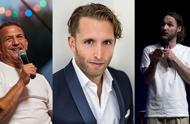 Najib Amhali, Peter Pannekoek en Javier Guzman