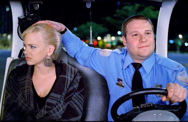 Seth Rogen en Anna Faris in Observe and Report