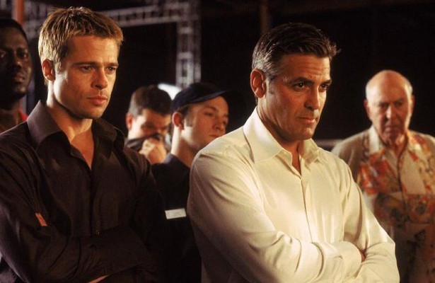 George Clooney en Brad Pitt