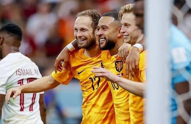 Daley Blind, Memphis Depay en Frenkie de Jong