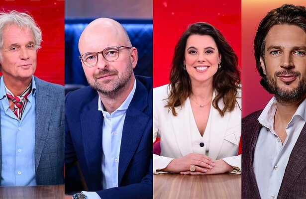 Jeroen Pauw, Tim de Wit, Roos Moggré en Renze Klamer