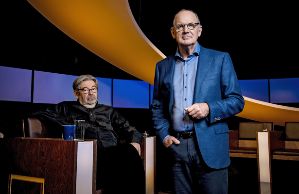 Maarten van Rossem en Philip Freriks.