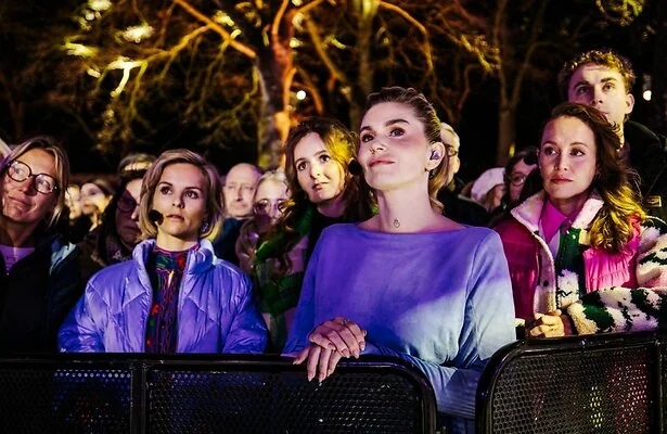 Beelden van The Passion 2026 met Stijn Fransen, Roxeanne Hazes en Anouk Maas.