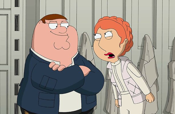 Peter en Lois uit Family Guy