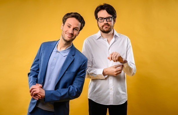 Roel Maalderink en Jos Maalderink voor Plakshot