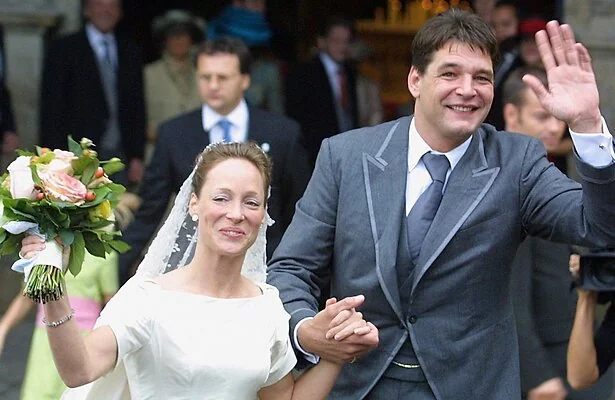 Bruiloft prinses Margarita en Edwin de Roy van Zuydewijn in 2001