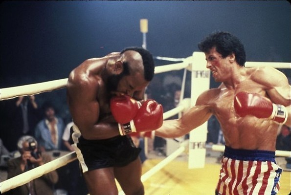 Sylvester Stallone krijgt een pak slaag