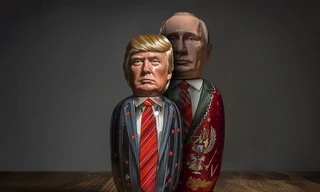 Red shadow over White House