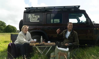 Repair shop on the road