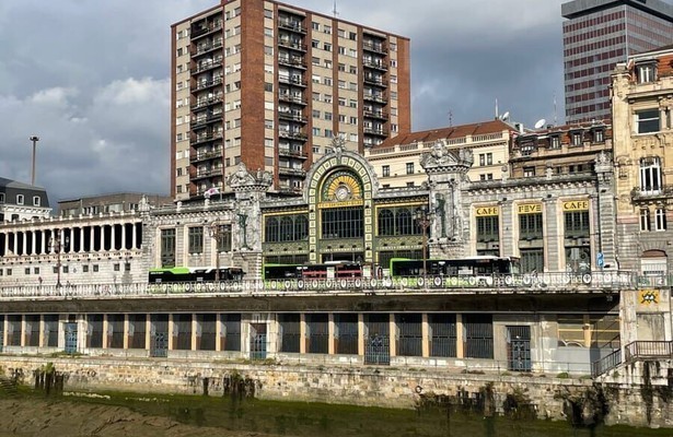Bilbao-Abando station in Rail Way