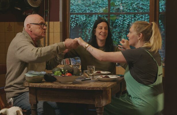 Raven van Dorst met Arjan Ederveen en Jelka van Houten