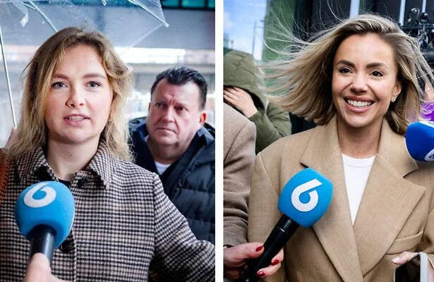 Maxime Meiland op links, Yvonne Coldeweijer op rechts.