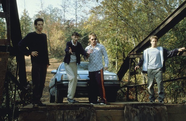 DJ Qualls, Seann William Scott, Breckin Meyer en Paulo Costanzo in Road Trip