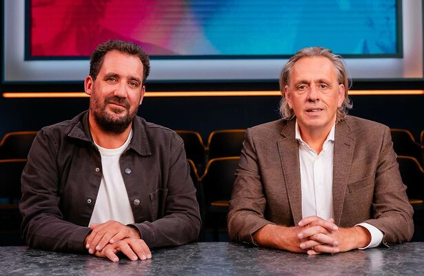Marcel van Roosmalen en Gijs Groenteman
