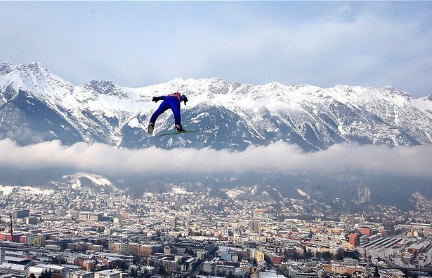 Vliegen over Innsbruck