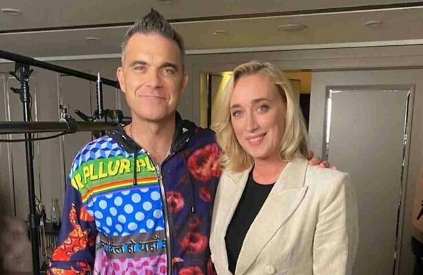 Robbie Williams en Eva Jinek