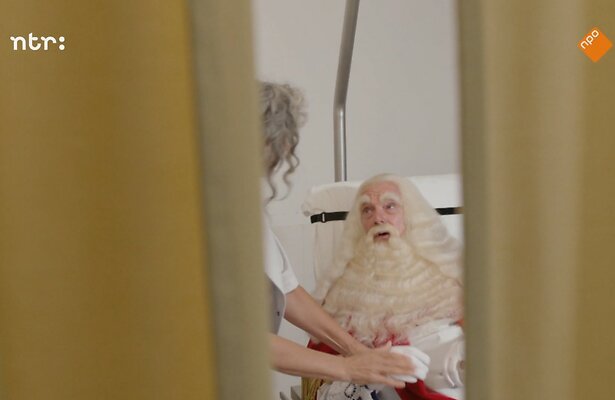 Sinterklaas in het ziekenhuis