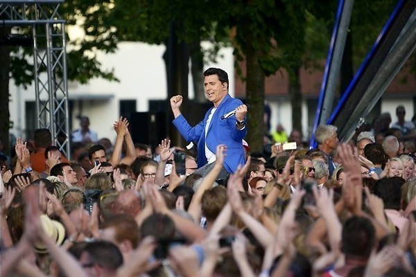Muziekfeest op het dak