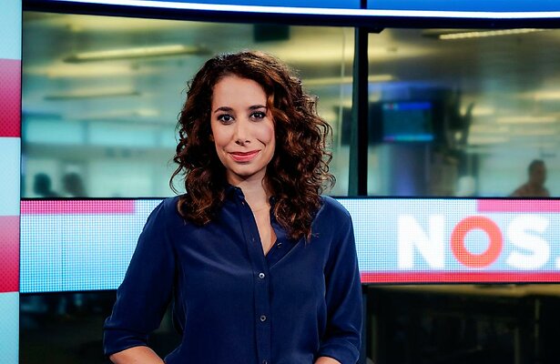 Saïda Maggé voor NOS Journaal