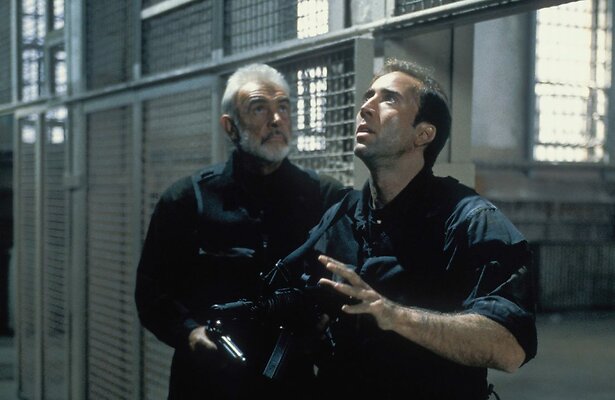 Sean Connery en Nicolas Cage in The Rock