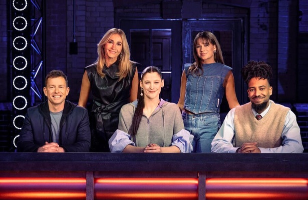 Juryleden met presentatoren So You Think You Can Dance