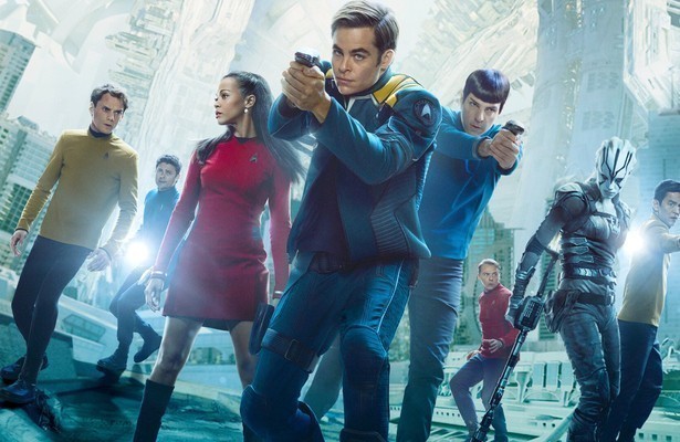 Captain Kirk loopt in de val