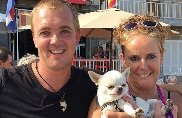 De strandtent van Sylvia en Nico in Ik vertrek