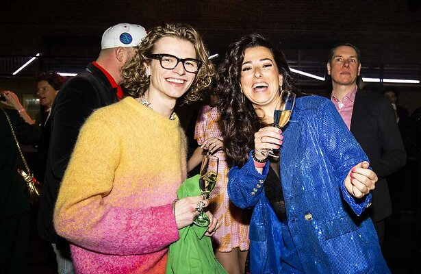 Teun Toebes tijdens het 71e Boekenbal