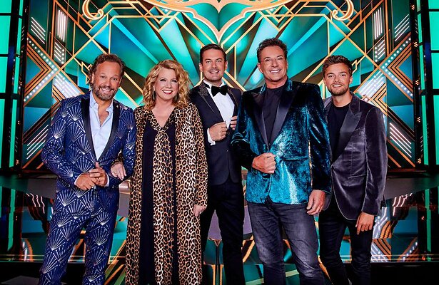 Carlo Boszhard, Loretta Schrijver, Ruben Nicolai, Gerard Joling & Buddy Vedder