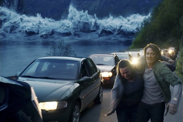 Het Noorse dorpje en de vloedgolf