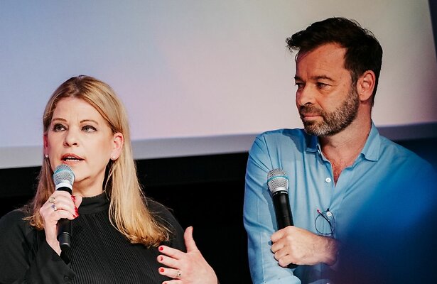 Tina Nijkamp en Peter van der Vorst