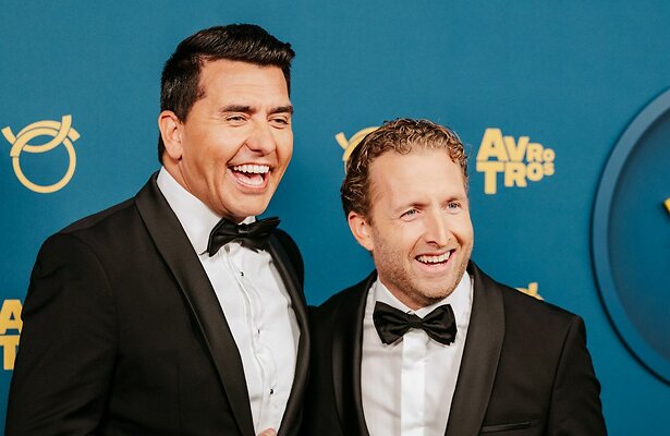 Jan Smit en Peter Pannenkoek op Gouden Televizier-Ring Gala 2025