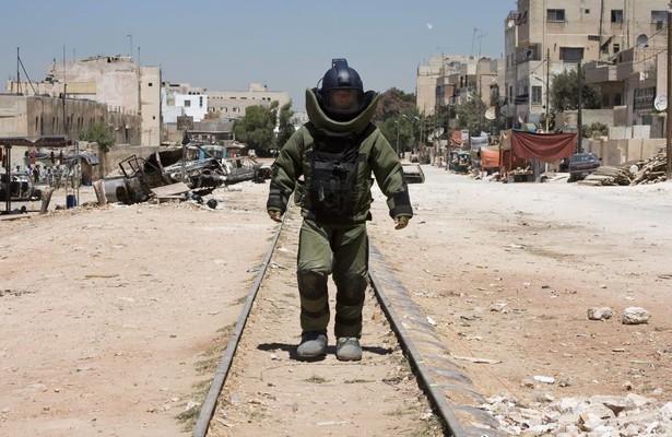 Jeremy Renner als Staff Sergeant William James in The Hurt Locker