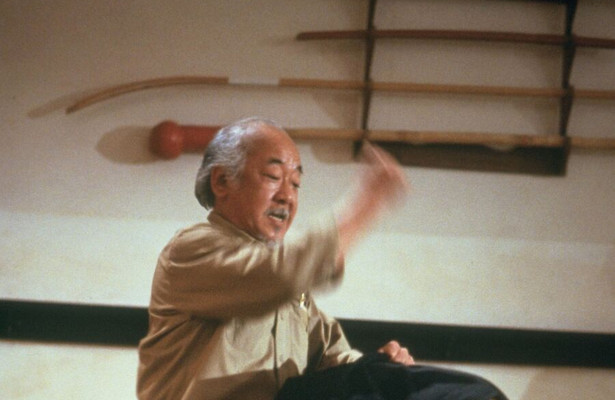 Pat Morita in The Karate Kid Part III
