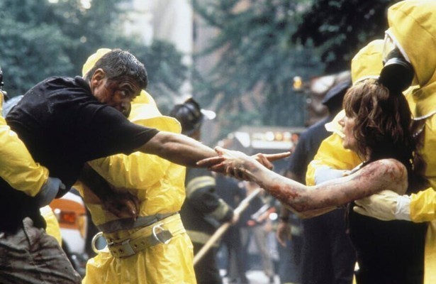 George Clooney en Nicole Kidman in The Peacemaker