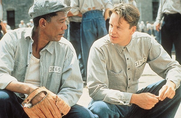 Morgan Freeman en Tim Robbins in The Shawshank Redemption