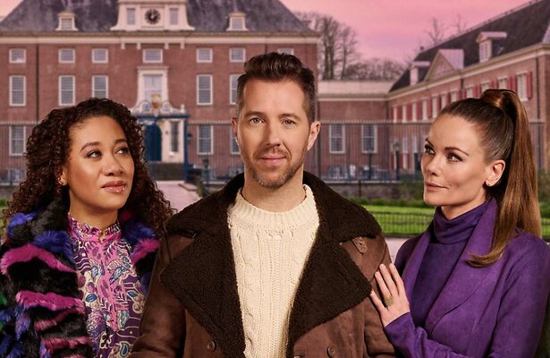 Gaia Aikman, William Spaaij en Angela Schijf voor The Passion