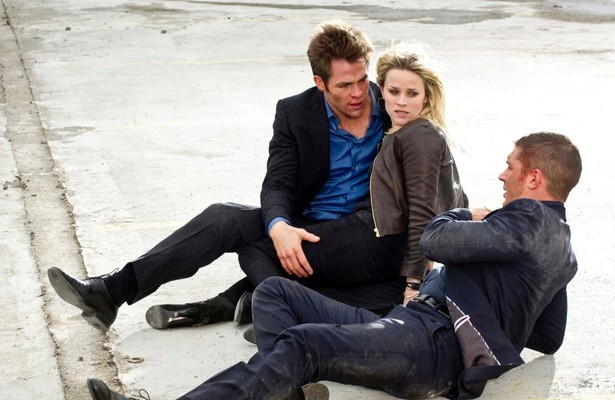 Chris Pine, Reese Witherspoon en Tom Hardy in This Means War