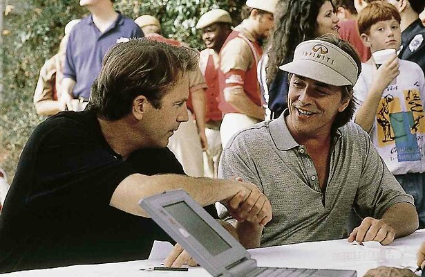 Kevin Costner en Don Johnson in Tin Cup