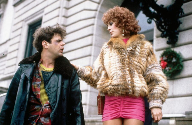 Dan Akroyd en Jamie Lee Curtis in Trading Places