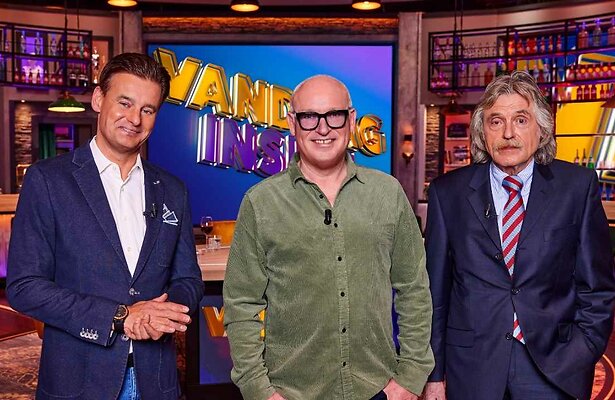 Wilfred Genee, René van der Gijp en Johan Derksen