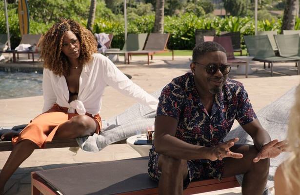 Yvonne Orji en Lil Rel Howery in Vacation Friends 2
