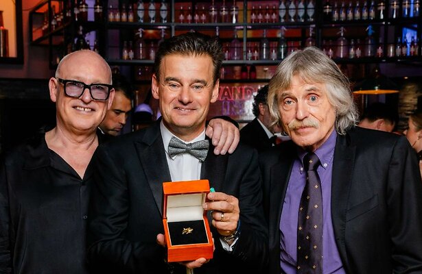 René van der Gijp, Wilfred Genee en Johan Derksen 