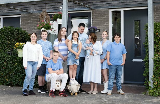 De familie Wildeman.